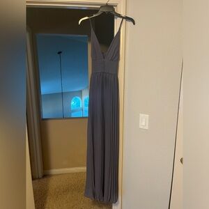 Lulu’s Deep V Neck Maxi Dress